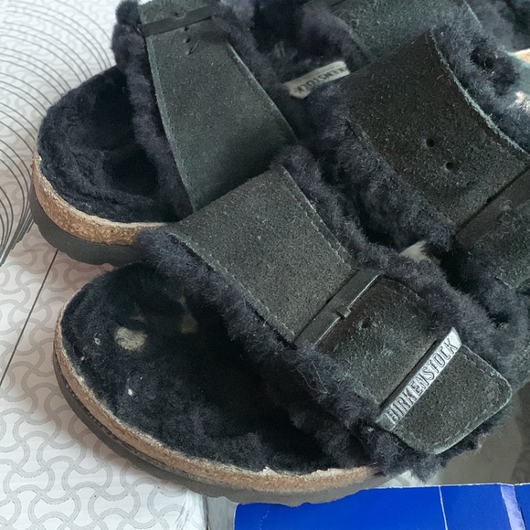 BIRKENSTOCK Arizona Shearling Suede Leather - Picture 9 of 12